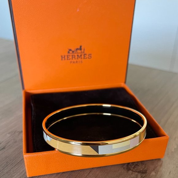 Hermes Printed Enamel Bracelet - Picture 7 of 13